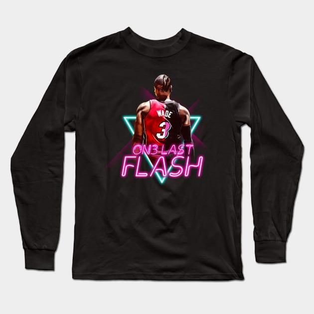 Dwyane Wade Long Sleeve T-Shirt by Juantamad